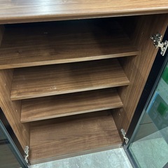 【表示価格より50%OFF!!】古賀家具SAND ウォールナット調キッチンカウンターの画像