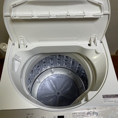  SHARP 洗濯機 5.5kg 2023年製 美品 ほぼ新品 ES-GE5GJの画像