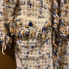 【500円】ツイード調　ガウン　の画像