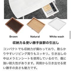 【本日限定¥0】ニトリ　机　引き出し付き✨の画像