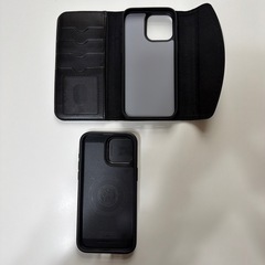 中古　iPhone15 promax 手帳型　iPhone ケース ブラックの画像