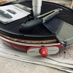 (未使用)ザイグル グリル 赤外線サークルロースター JAPAN-ZAIGLE 無煙ロースター 三角パン付きの画像