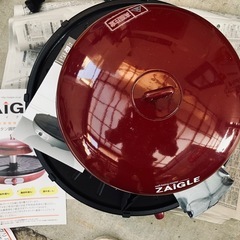 (未使用)ザイグル グリル 赤外線サークルロースター JAPAN-ZAIGLE 無煙ロースター 三角パン付きの画像