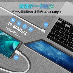 USB-C ケーブル 2M 2本セットの画像