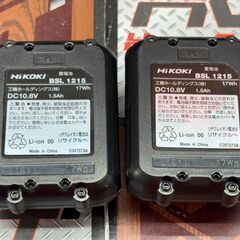 【中古】ハイコーキ HiKOKI DV12DA(2ES) コードレス振動ドライバドリル 10.8V 10mm バッテリ×2・充電器付き【ハンズクラフト佐賀】の画像