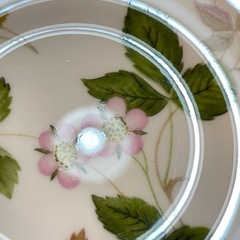 A7146【ウェッジウッド】 ワイルドストロベリー ピオニー 2客の画像