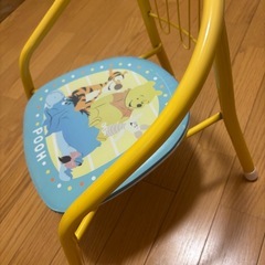 豆いす　プーさん　ブルー　イエローの画像