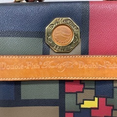 Double fish ハンドバッグ メッセンジャーバッグ カラフル コンパクトバック 1109-015の画像