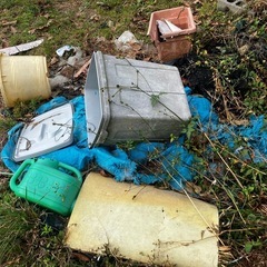 不用品色々まとめて 長いアルミ梯子など　不用品大量　無料の画像