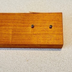 【無印】壁に付けられる家具棚 オーク材突板 ８８ｃｍの画像