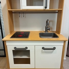 IKEAキッチン（DUKTIG）＋おままごとセットの画像