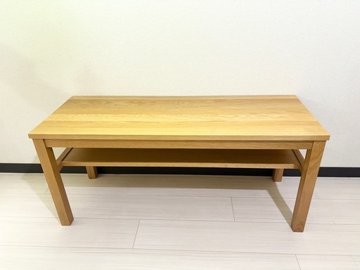 無印良品　無垢材ベンチオーク材