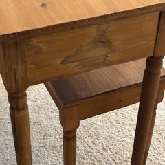 アンティーク風デスクセットの画像