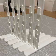 ダイソーワイヤーネットスタンド白の画像