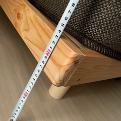 セミダブル　ベッド　すのこの画像