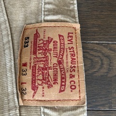 リーバイスコーディロイジーンズの画像