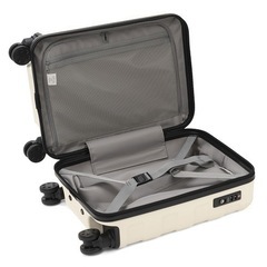 [1-3泊] 無印 ハードキャリー 20L アイボリー 4輪の画像