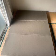 ニシカワ 敷布団 ダブルサイズ (ほぼ未使用) Suyara SU-02 三つ折りマットレス の画像