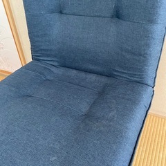 ソファ　1人用　ブルーの画像