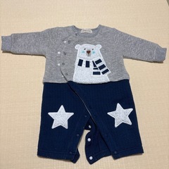 ベビー70 ロンパース4着の画像