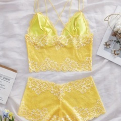 珍しい！？黄色❣️フローラル❣️セクシー下着💓の画像