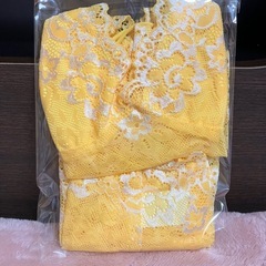 珍しい！？黄色❣️フローラル❣️セクシー下着💓の画像