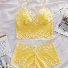 珍しい！？黄色❣️フローラル❣️セクシー下着💓の画像