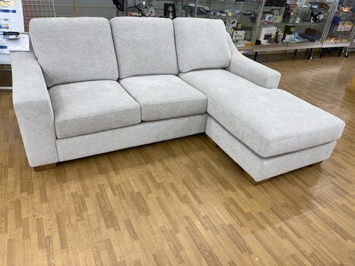 【ドリーム川西店限定】☆ジモティー見たよ割引☆   COS Thomasville Kent L字ファブリックソファ 【2125540000045389