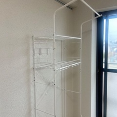 ニトリ 洗濯機ラック(DK003 ホワイト)の画像