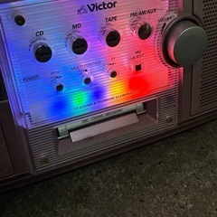 ビクター　ラジオ　CD MD カセットデッキ　　　の画像