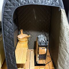 テントサウナセット！【ととのい椅子/アロマ桶/すのこ】付き！の画像