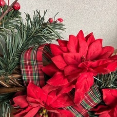 クリスマスリースの画像