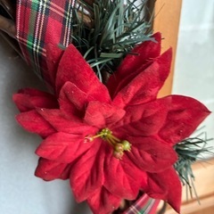クリスマスリースの画像