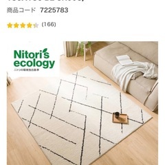 ニトリ　アクセントラグの画像