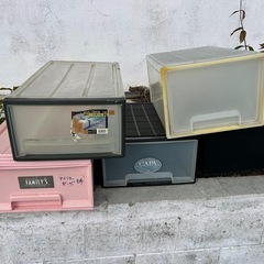 ガーデニングや工具入れ　使用済み収納ケース　非対面 　　の画像