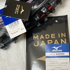 【未使用品】ミズノ スパイク アルファジャパン 26.0cm シューズケース付の画像
