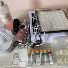 ネイル道具・テキストの画像