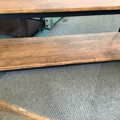 【リサイクルサービス八光】幅100㎝　弘益　TVボード　ブラウン　TVR-1035 40型まで対応の画像