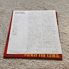 エルビス・コステロ  LPレコード「パンチ・ザ・クロック」の画像