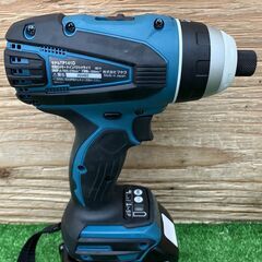 【SIW】makita マキタ TP141DRGX 18V充電式4モードインパクトドライバ バッテリー2個(充電回数2回)、充電器付き【中古動作品】の画像