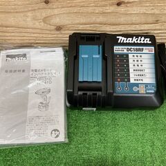 【SIW】makita マキタ TP141DRGX 18V充電式4モードインパクトドライバ バッテリー2個(充電回数2回)、充電器付き【中古動作品】の画像