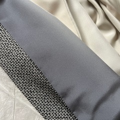 絞り柄のおしゃれな　洗える着物　化繊　の画像