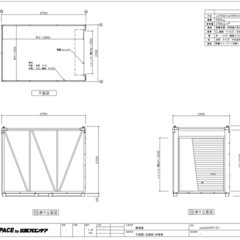 【運搬できる方】🉐バイクガレージ(三協フロンティアpanda3)の画像