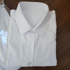 【3枚セット】ワイシャツ 長袖 メンズ L 白　 形態安定の画像