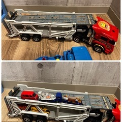 車おもちゃ　レッカー車JAF キャリアカー　ミニカー　トミカ　色々 　　の画像