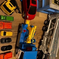 車おもちゃ　レッカー車JAF キャリアカー　ミニカー　トミカ　色々 　　の画像