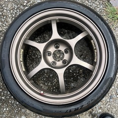 カルディナ（レガシー）BLACK RACING ホイールセット　　の画像