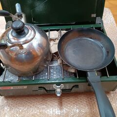 Coleman dual fuel 424 レギュラーガソリン可 キャンプ 災害対策 コールマン デュアル フューエル ツーバーナーの画像