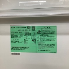 【トレファク　ラパーク岸和田店】AQUA 2ドア冷蔵庫　2025年製　170L　の画像