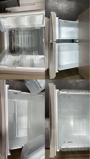 A1726?配送✅設置?‼️2016年製東芝6ドア509L  冷蔵庫GR-K510FD (EC)?動作確認済⭕️保証付き✅
